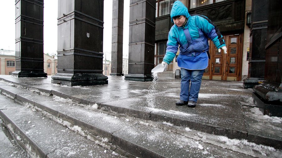 Галит техническая соль (антигололедный реагент) 25 кг